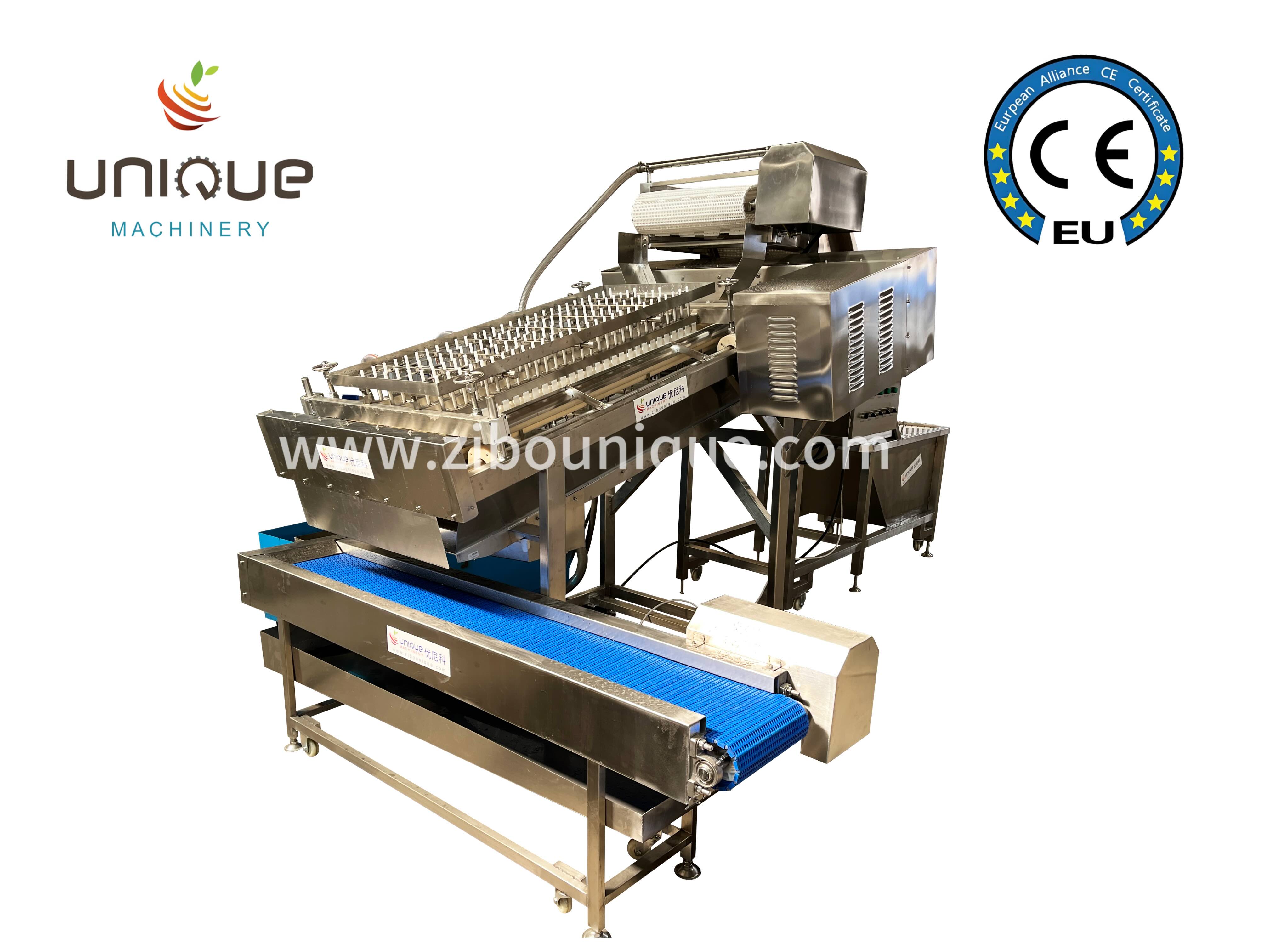 Shrimp peeling machine